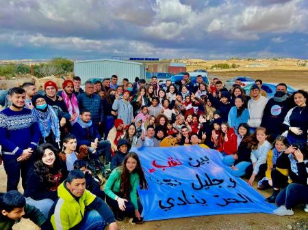 زيارة للشبيبة الشيوعية والجبهات الطلابية للقرى مسلوبة الاعتراف تطلق حملة دعم النقب